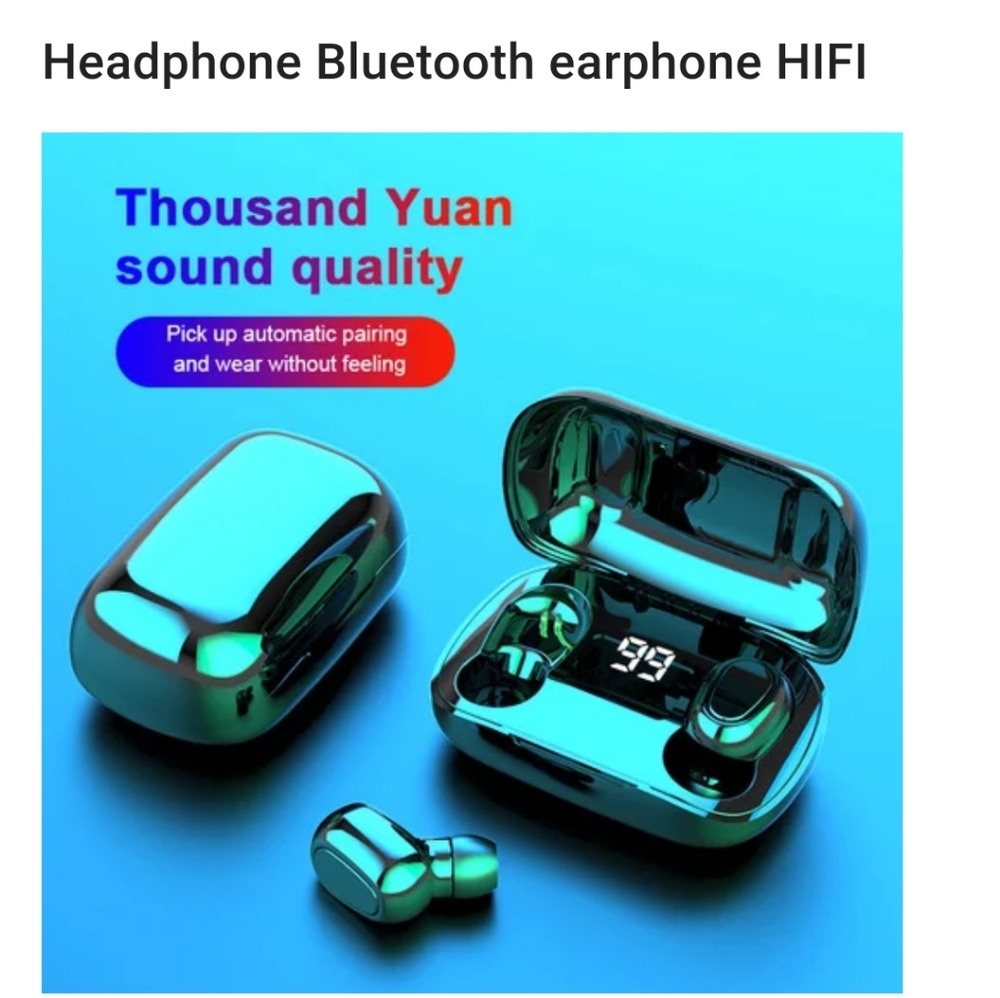 Bluetooth earbuds headphones